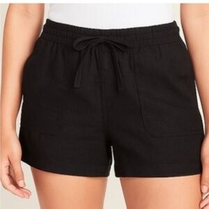 Old Navy Women's High Waist Black Shorts
